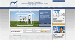 Desktop Screenshot of caymusproperties.com